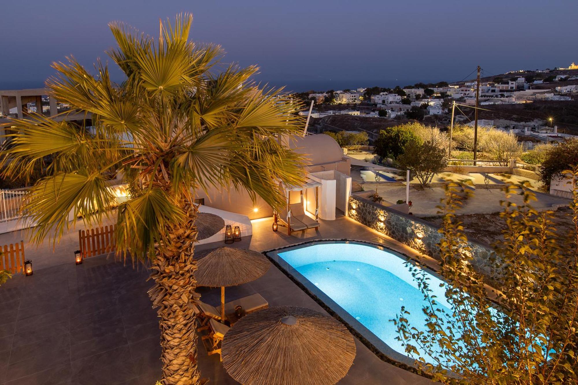 Santorini Villatzio Suites Месарія Екстер'єр фото