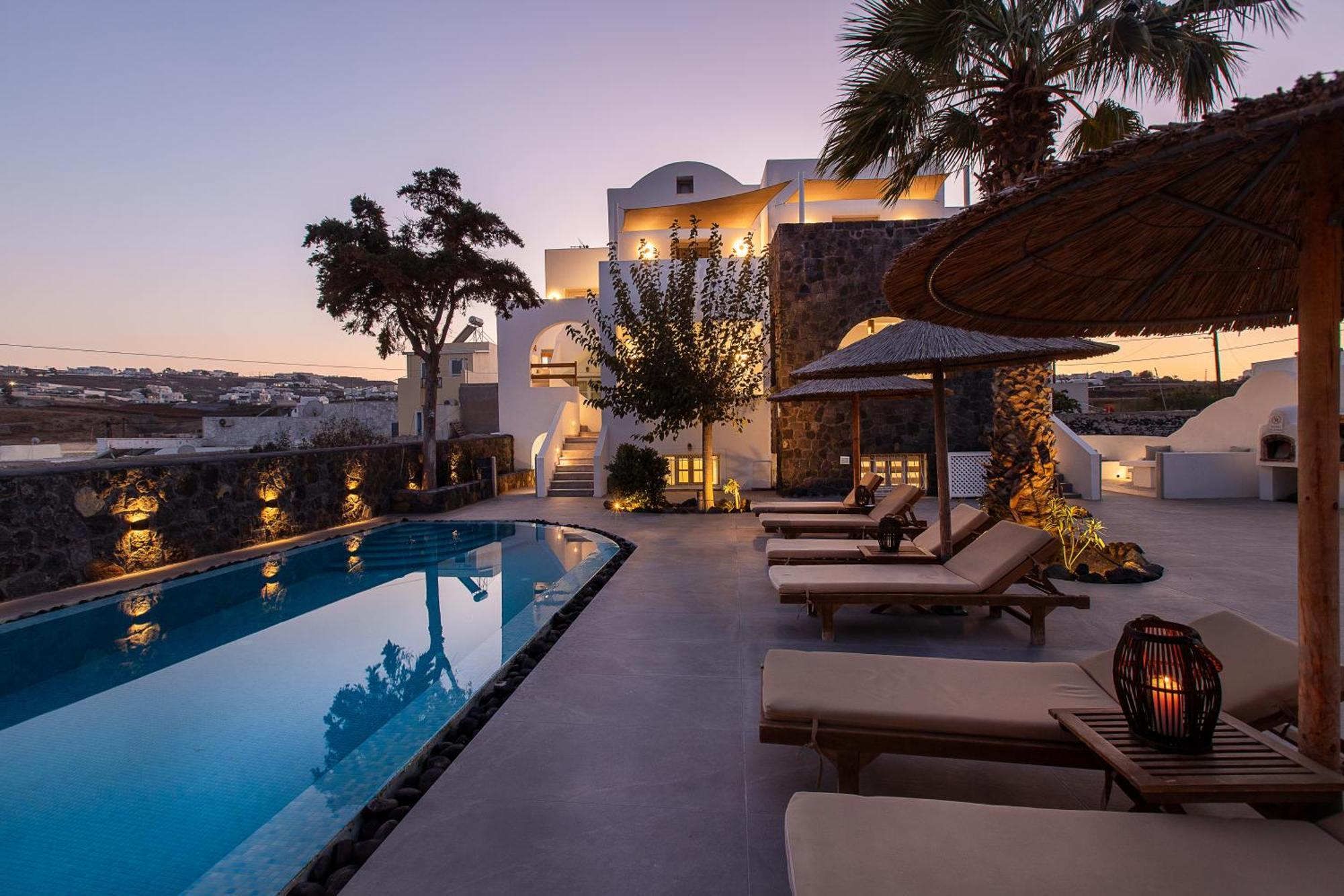 Santorini Villatzio Suites Месарія Екстер'єр фото